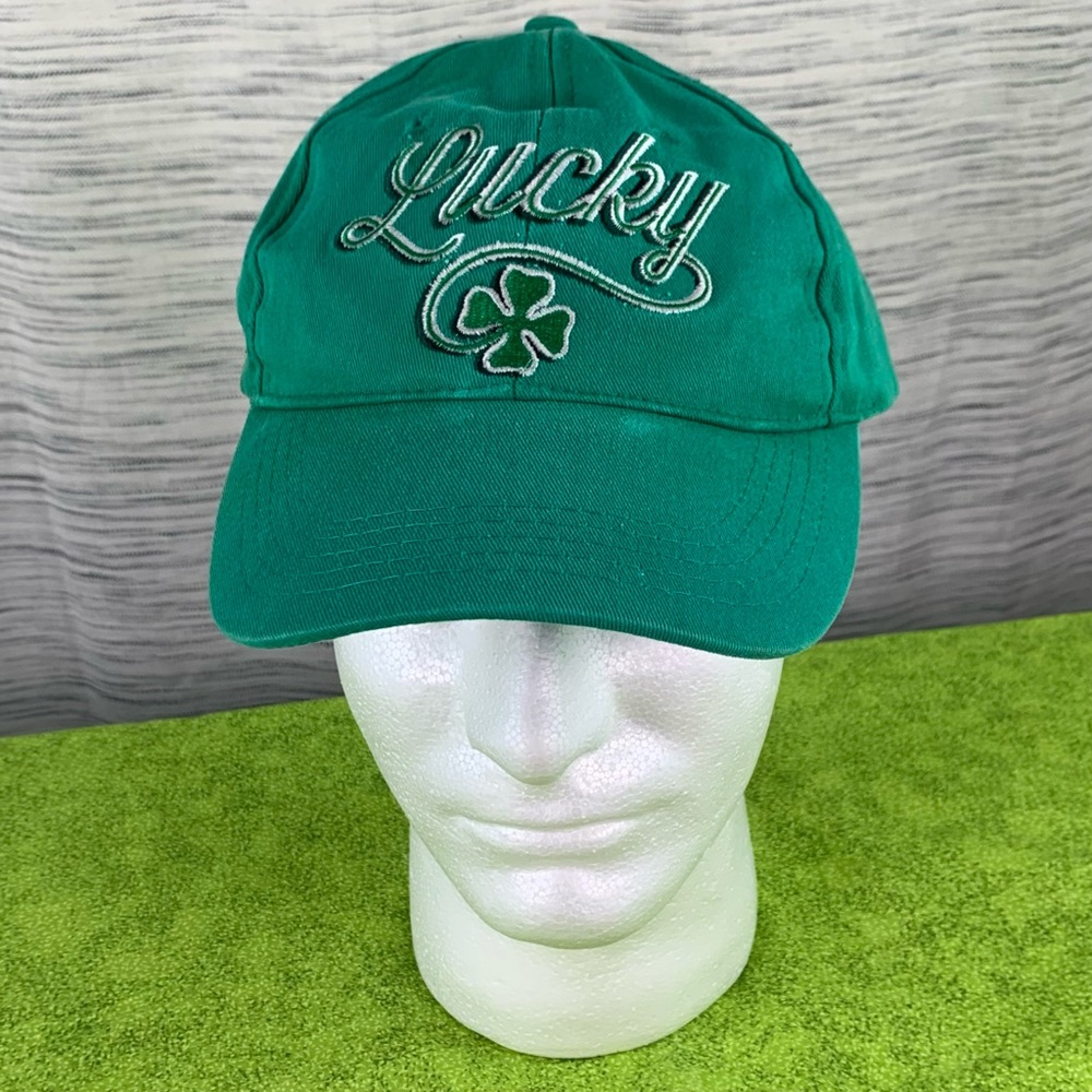 American Crown green “Lucky” novelty ball cap.